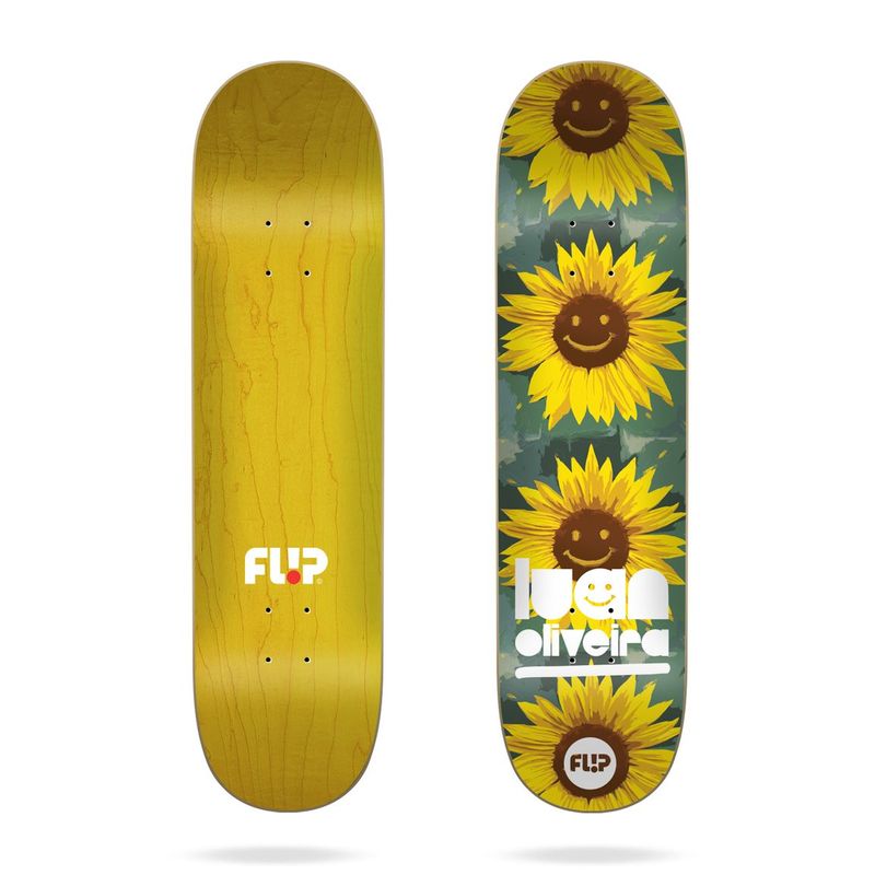 Flip Skateboard Deck Oliveira Flower Power 8.0'' – Skateboard Decks, Ansicht 1