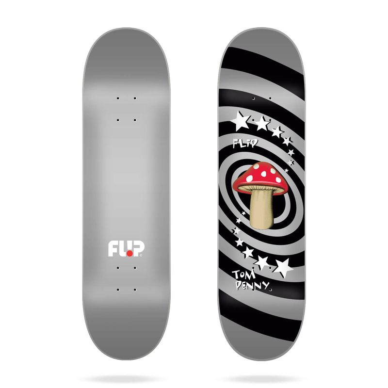Flip Skateboard Deck Penny Mushroom Silver 8.0" – Skateboard Decks, Ansicht 1