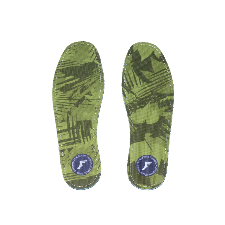 Footprint Insoles Flat 3mm Camo Green – Einlegesohlen, Ansicht 1