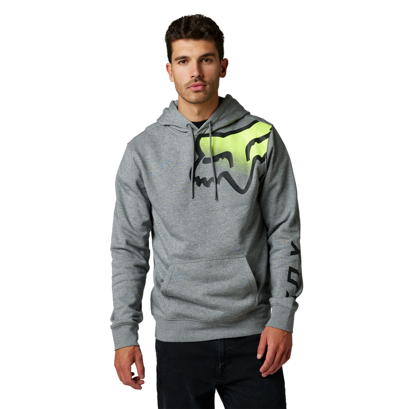 Fox Hoodie Toxsyk heather grey – Hoodies, Ansicht 1