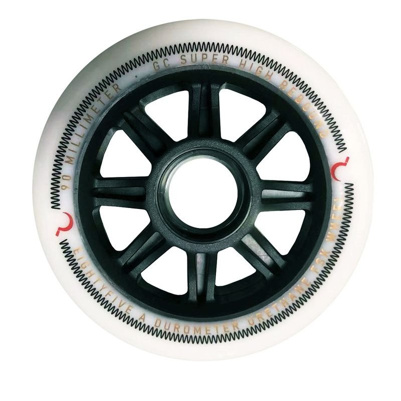 GC FSK Wheels 90mm 85A SHR 4 pack white – Skate Rollen, Ansicht 1