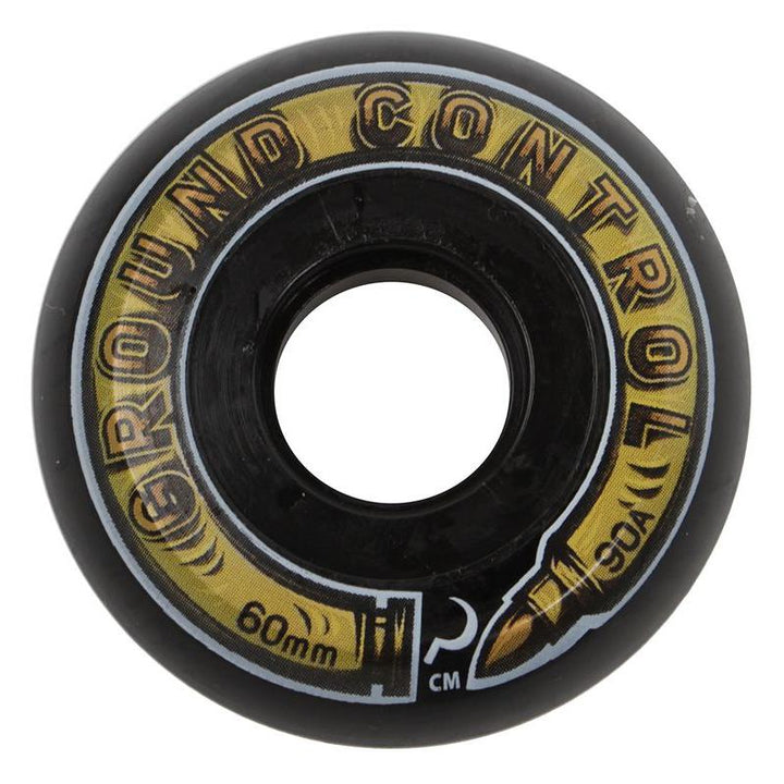 GC Wheels CM Bullet 60mm 90A black – Skate Rollen, Ansicht 1