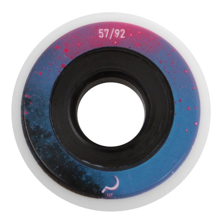GC Wheels UR Galaxy 57mm 92A white – Skate Rollen, Ansicht 1