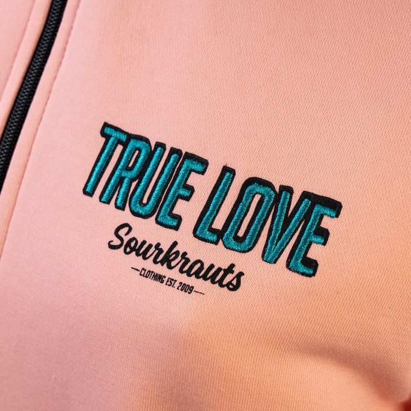 Sourkrauts Girly Zip Hoody True Love Pink