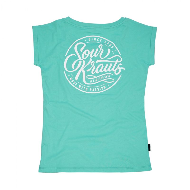 Sourkrauts Girly T-Shirt Luna turquoise