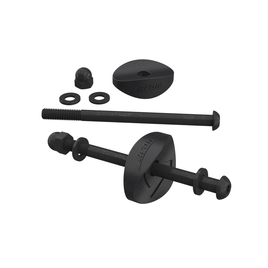 Hardware-Set für ACON 13/16 HD-Gehäuse auf weißem Hintergrund