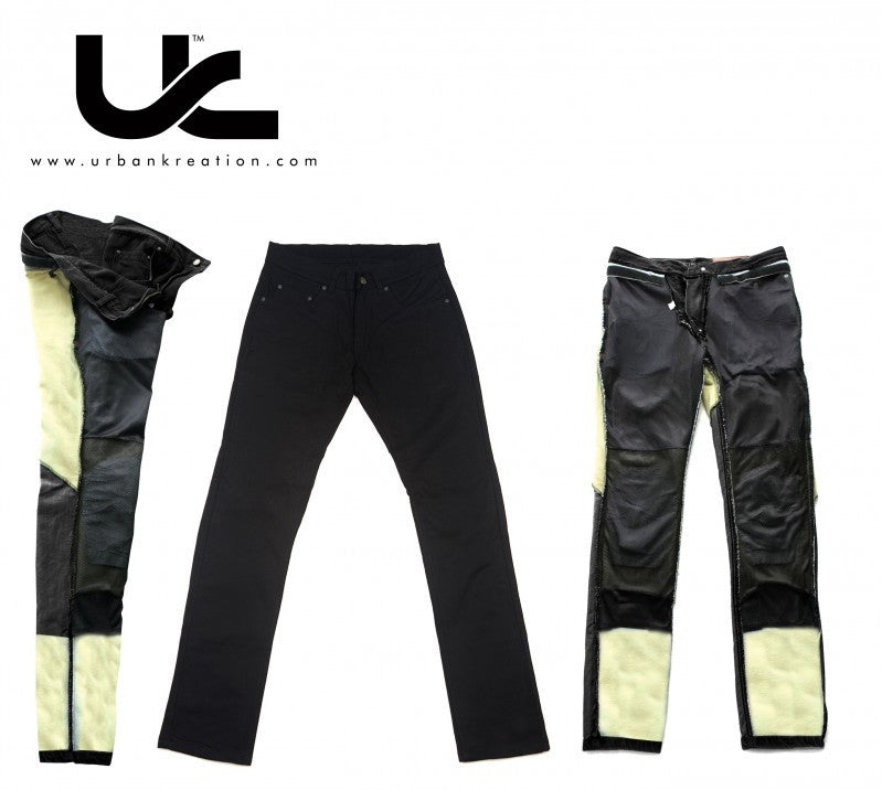 Urban Kreation Kevlar Jeans Regular Fit- black