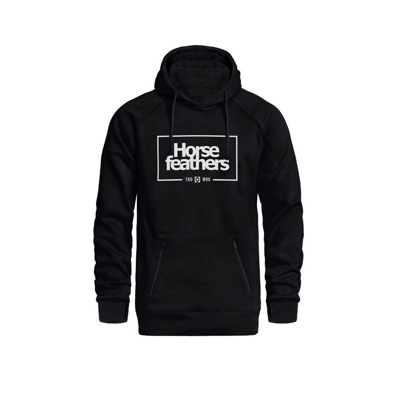Horsefeathers Hoodie Sherman II black – Snowboard Funktionskleidung, Ansicht 1