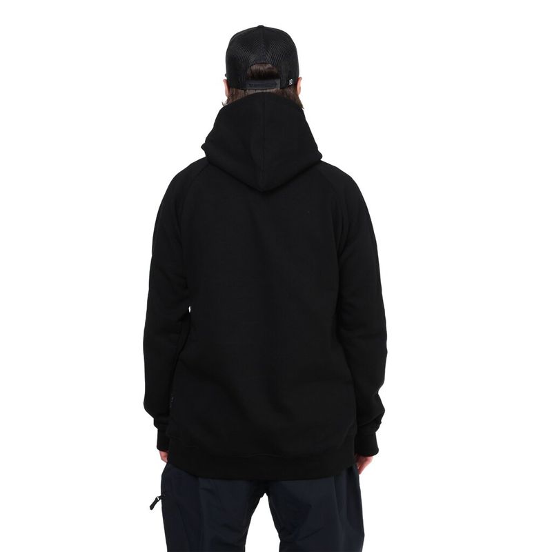 Horsefeathers Hoodie Sherman II black – Snowboard Funktionskleidung, Ansicht 4