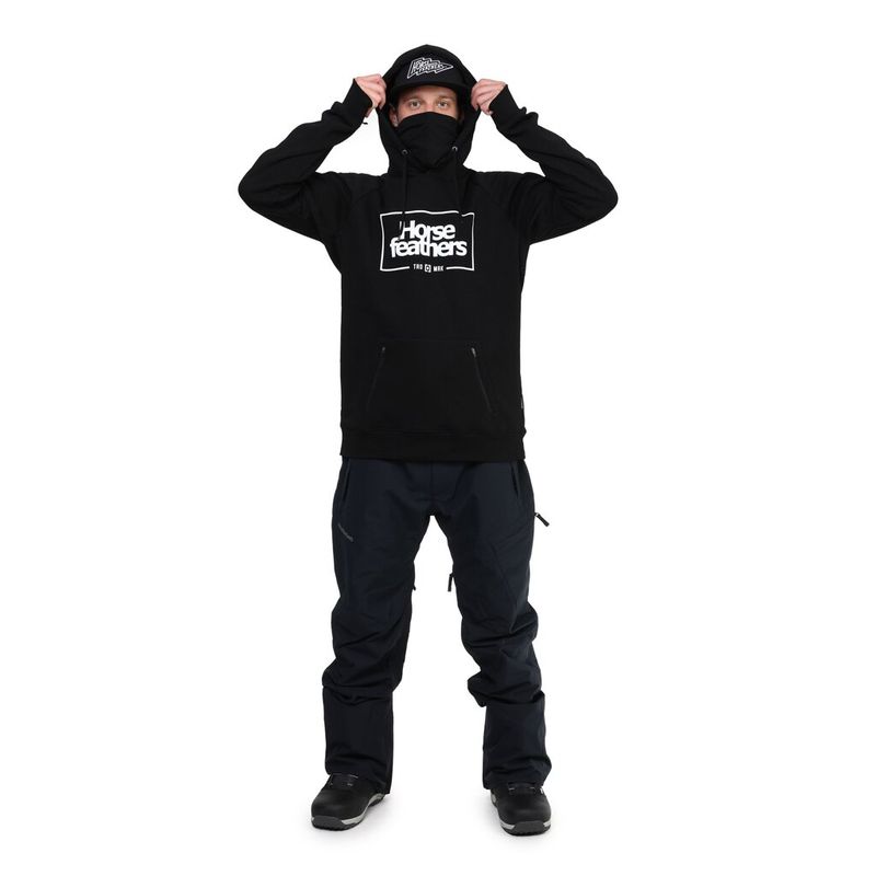 Horsefeathers Hoodie Sherman II black – Snowboard Funktionskleidung, Ansicht 5