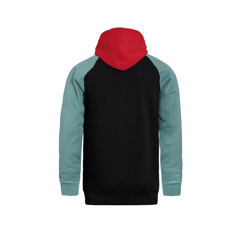 Horsefeathers Hoodie Sherman II true red/oil blue – Snowboard Funktionskleidung, Ansicht 2