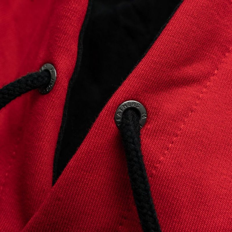 Horsefeathers Hoodie Sherman II true red/oil blue – Snowboard Funktionskleidung, Ansicht 9