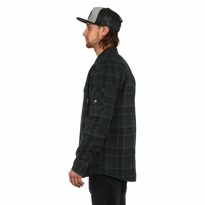 Horsefeathers Insulated Shirt Dough anthracite – Snowboard Funktionskleidung, Ansicht 3