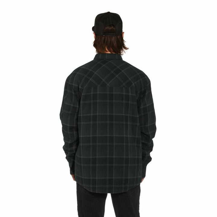 Horsefeathers Insulated Shirt Dough anthracite – Snowboard Funktionskleidung, Ansicht 4