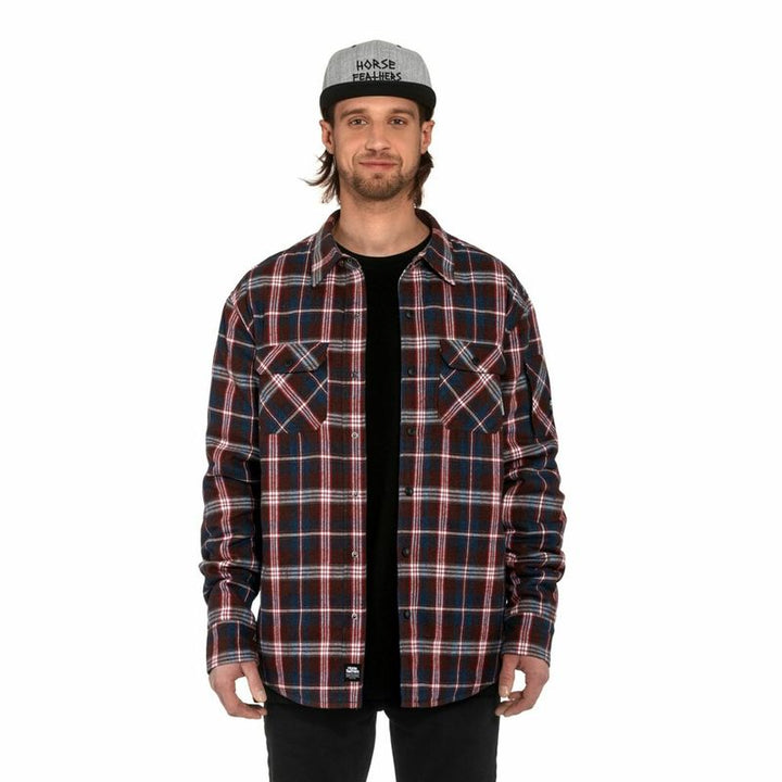 Horsefeathers Insulated Shirt Dough petrol blue – Snowboard Funktionskleidung, Ansicht 2