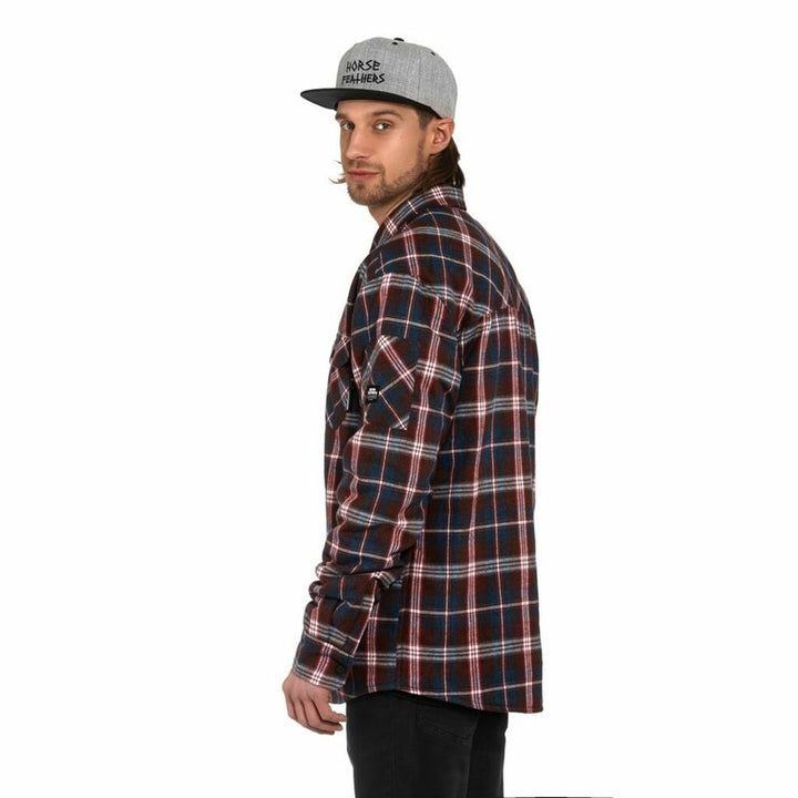 Horsefeathers Insulated Shirt Dough petrol blue – Snowboard Funktionskleidung, Ansicht 3