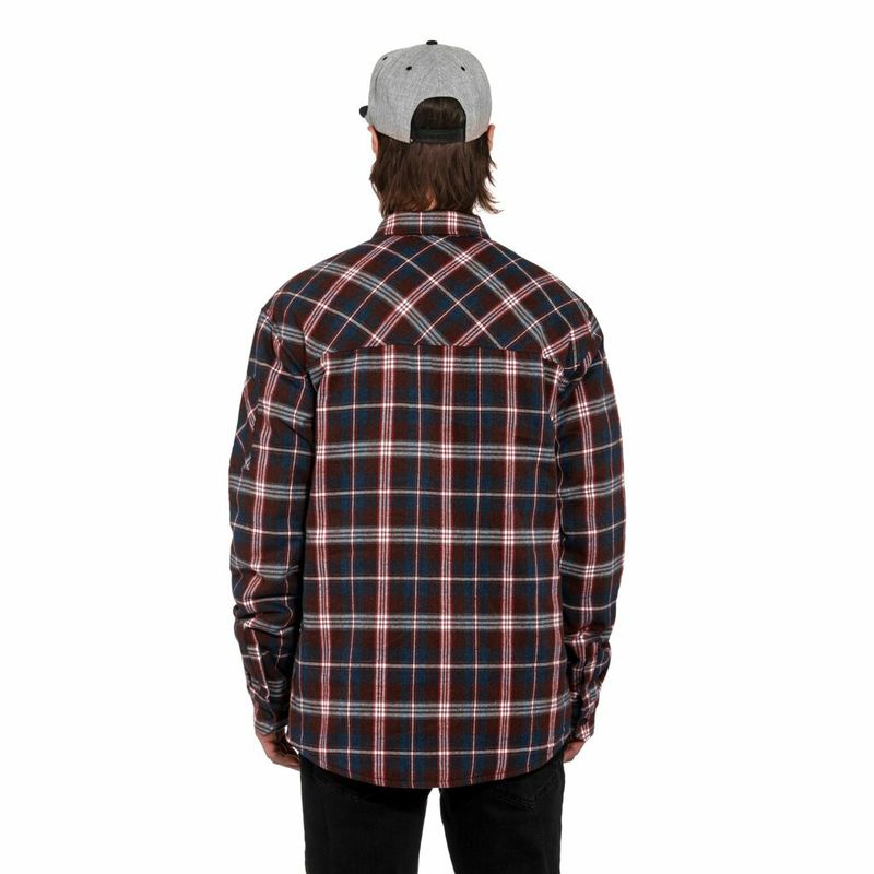 Horsefeathers Insulated Shirt Dough petrol blue – Snowboard Funktionskleidung, Ansicht 4