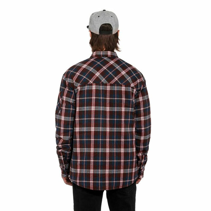 Horsefeathers Insulated Shirt Dough petrol blue – Snowboard Funktionskleidung, Ansicht 4