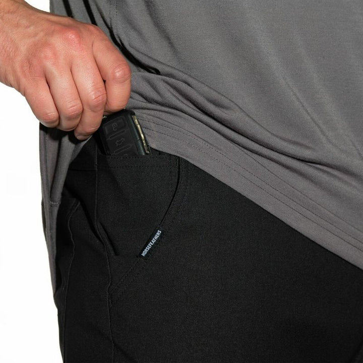 Horsefeathers Reverb Tech Pants black – Hosen, Ansicht 12