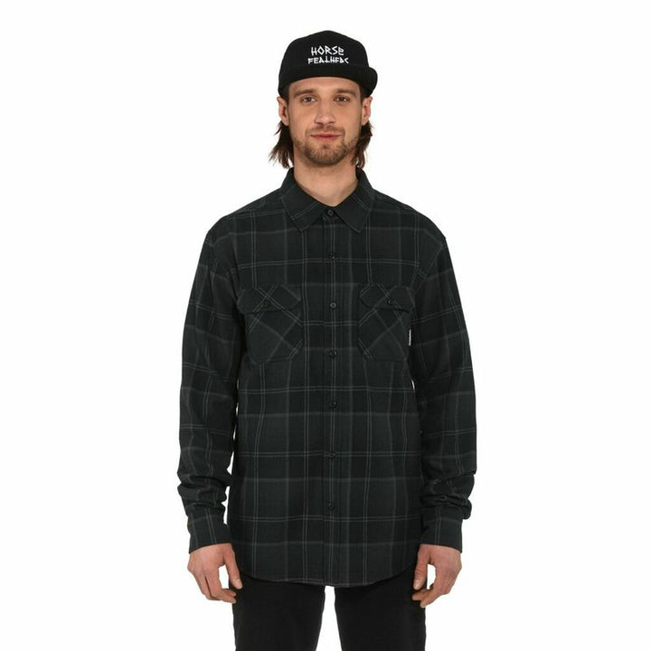 Horsefeathers Shirt Dough anthracite – Snowboard Funktionskleidung, Ansicht 2