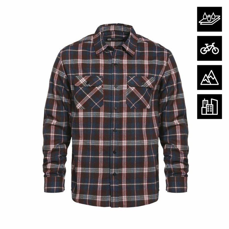 Horsefeathers Shirt Dough petrol blue – Snowboard Funktionskleidung, Ansicht 1