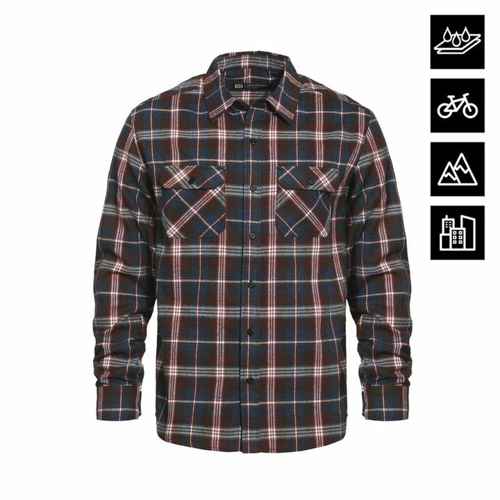 Horsefeathers Shirt Dough petrol blue – Snowboard Funktionskleidung, Ansicht 1