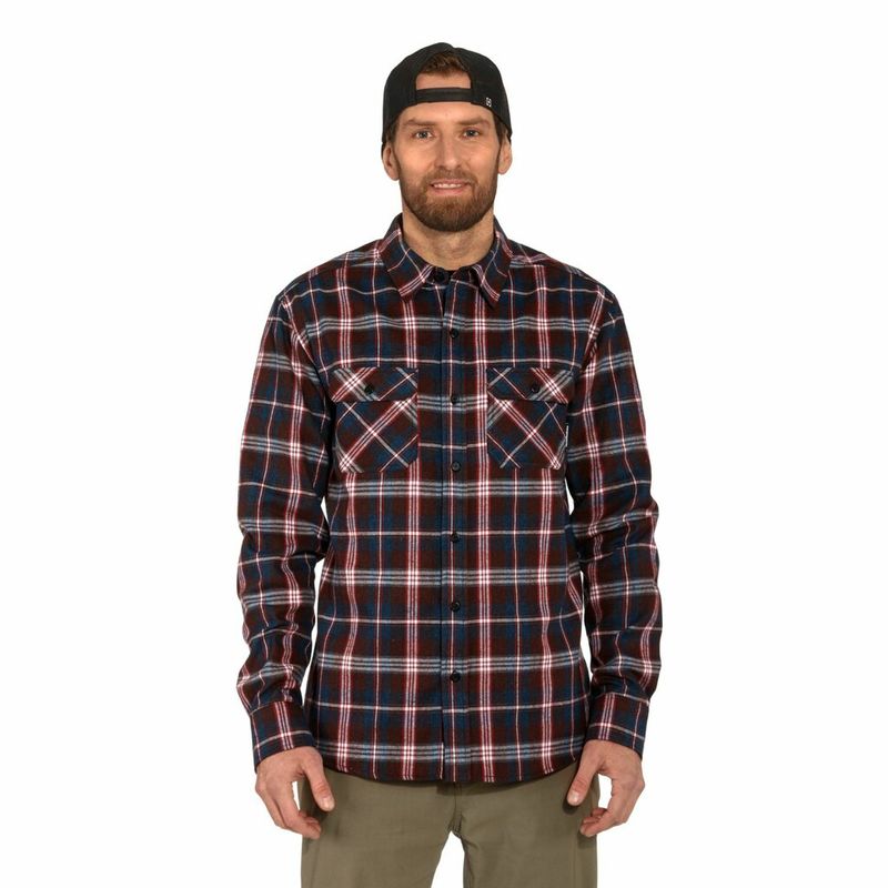 Horsefeathers Shirt Dough petrol blue – Snowboard Funktionskleidung, Ansicht 2