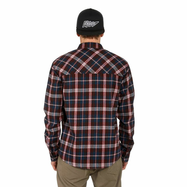 Horsefeathers Shirt Dough petrol blue – Snowboard Funktionskleidung, Ansicht 3