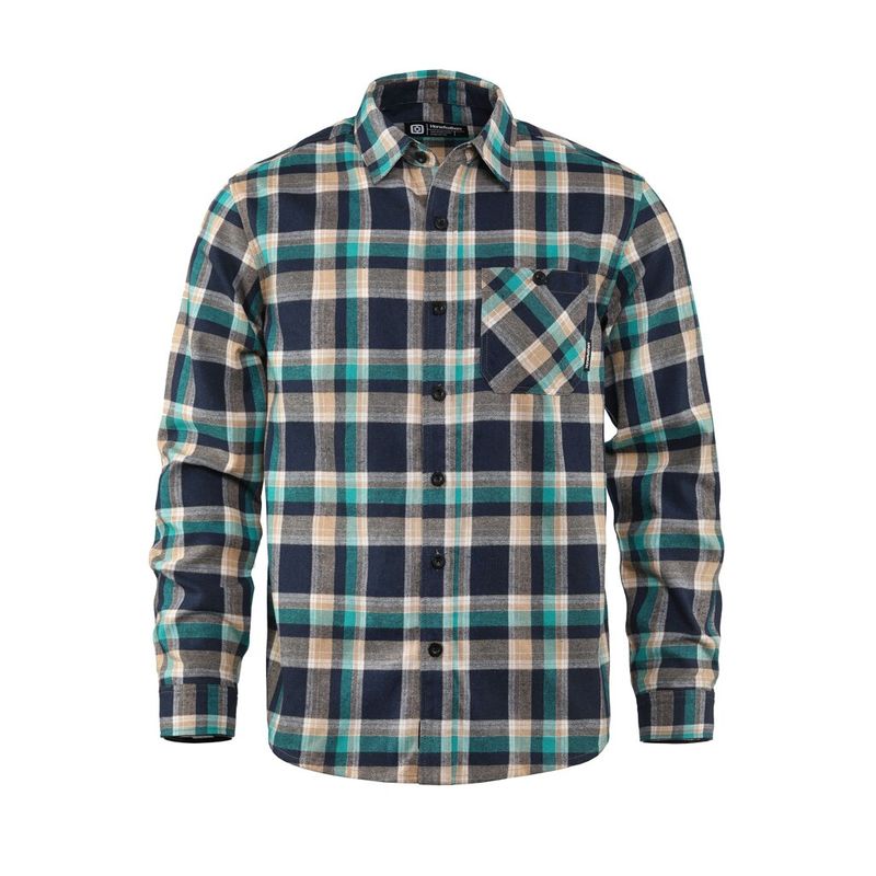Horsefeathers Shirt Melvin scuba blue – Snowboard Funktionskleidung, Ansicht 1
