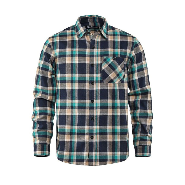 Horsefeathers Shirt Melvin scuba blue – Snowboard Funktionskleidung, Ansicht 1