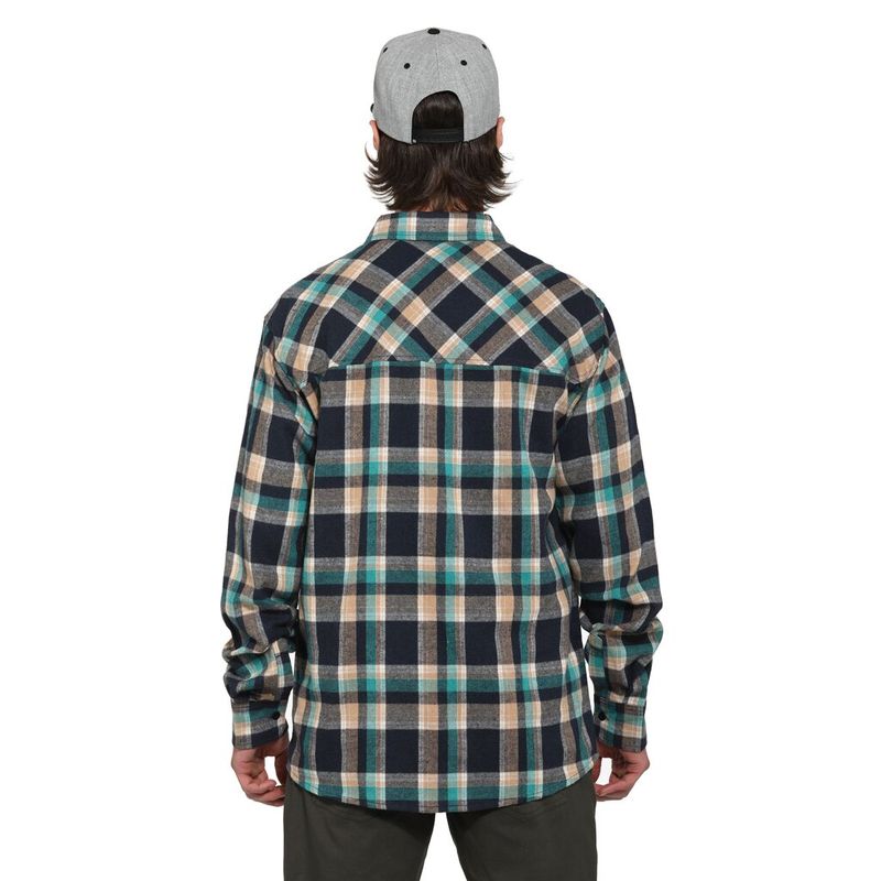 Horsefeathers Shirt Melvin scuba blue – Snowboard Funktionskleidung, Ansicht 4