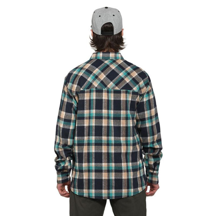Horsefeathers Shirt Melvin scuba blue – Snowboard Funktionskleidung, Ansicht 4