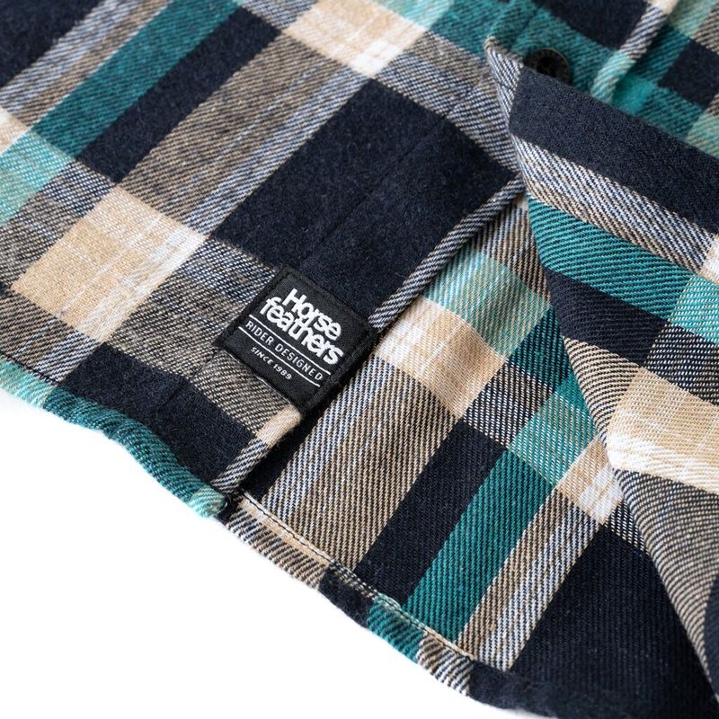 Horsefeathers Shirt Melvin scuba blue – Snowboard Funktionskleidung, Ansicht 9