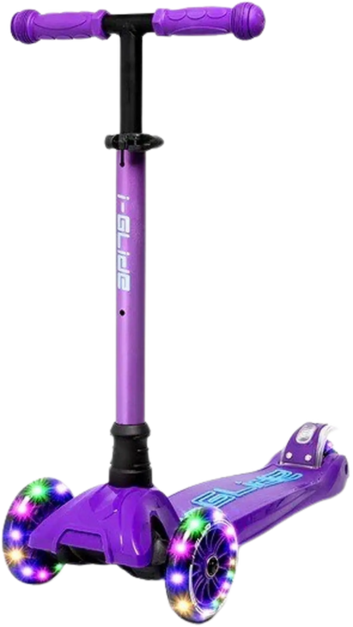 i-Glide Kinder Scooter 3 Rolle Purple/Blue
