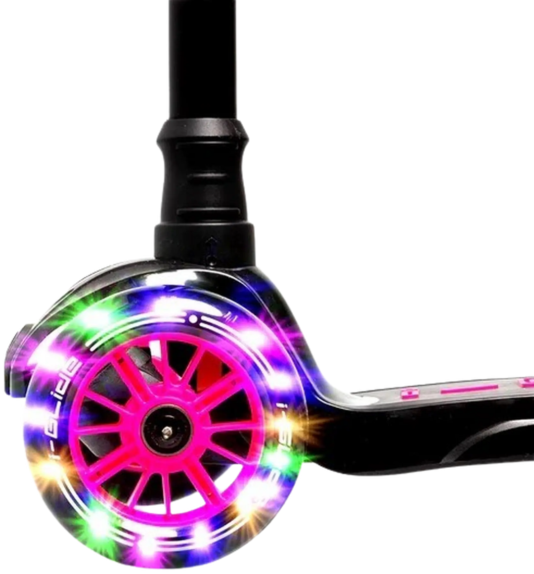 i-Glide Kinder Scooter 3 Rolle Black/Pink