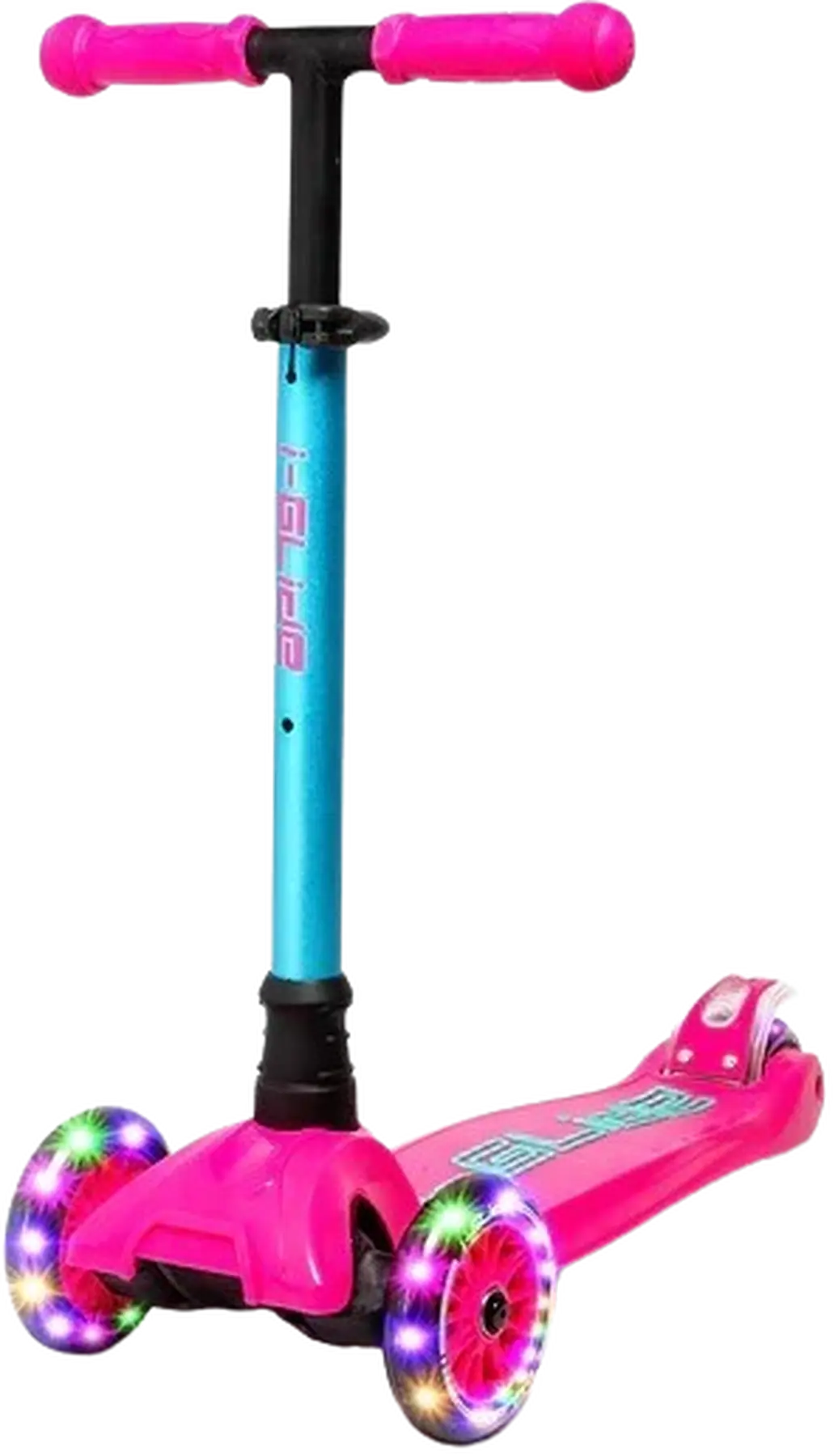 i-Glide Kinder Scooter 3 Rolle Pink/Aqua