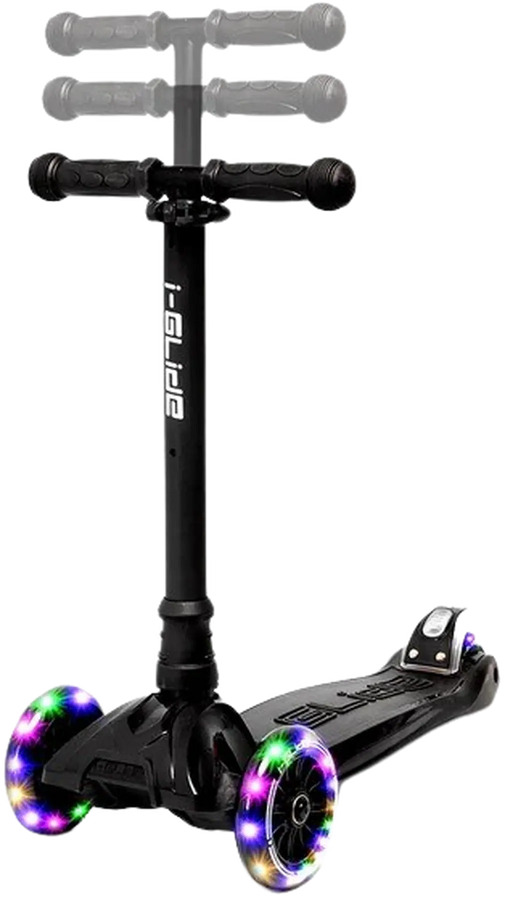 i-Glide Kinder Scooter 3 Rolle Black