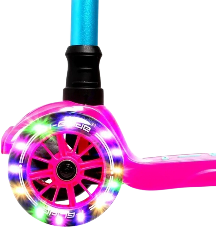 i-Glide Kinder Scooter 3 Rolle Pink/Aqua