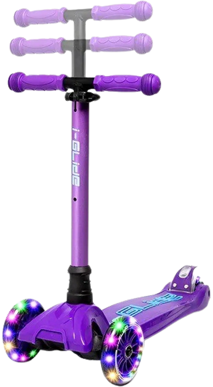 i-Glide Kinder Scooter 3 Rolle Purple/Blue