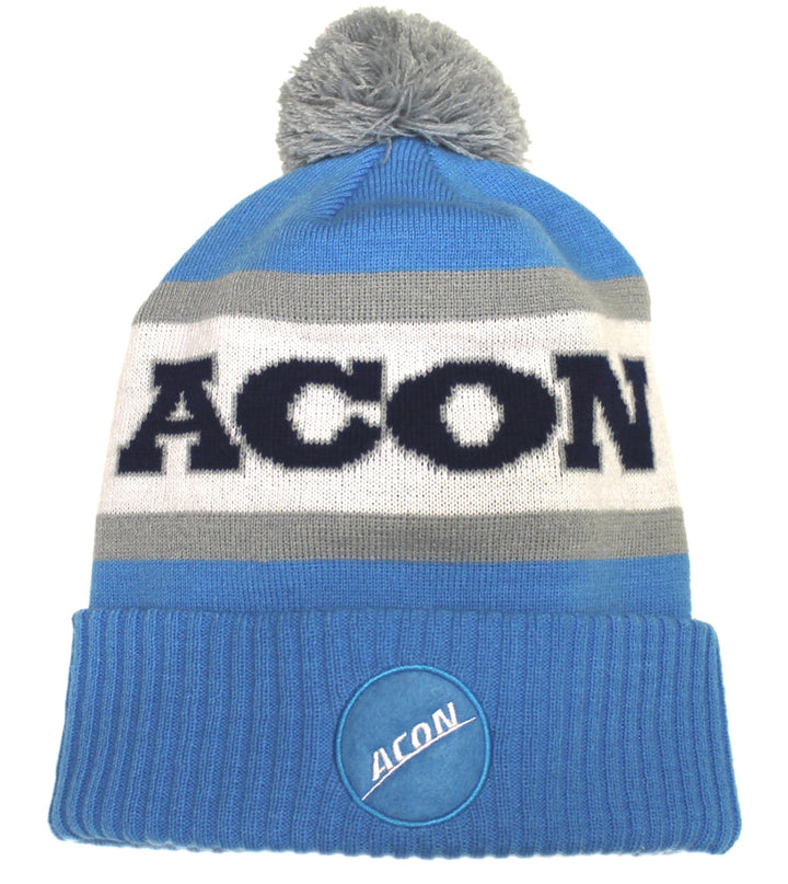 ACON Hockey Beanie - blau, schwarz, grau und weiß