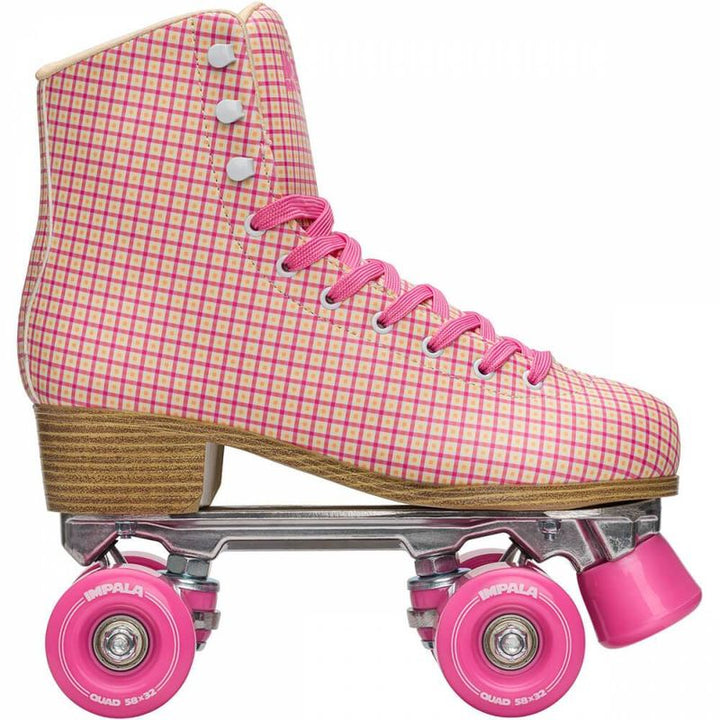 Impala Rollerskates Pink Tartan