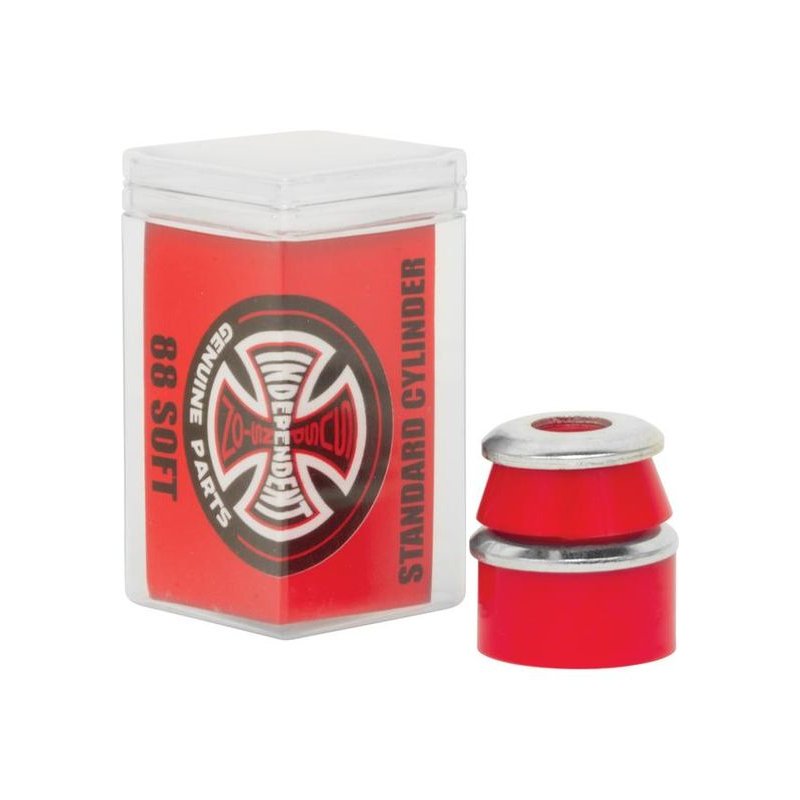 Independent Bushings Standard Cylinder Cushions Soft 88a red – Skateboard Teile, Ansicht 1