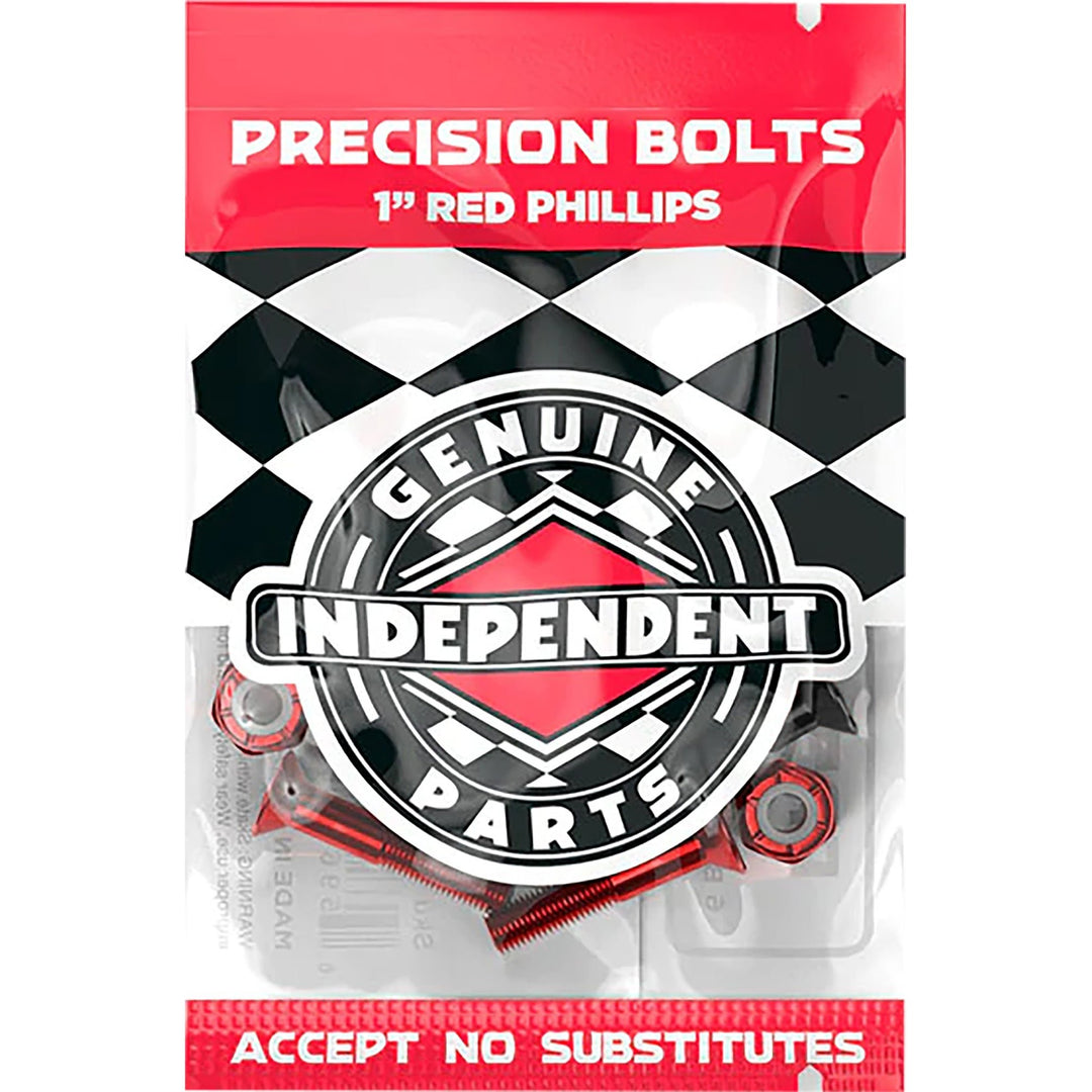Independent Mounting Kits Kreuz 1'' black/red – Skateboard Teile, Ansicht 1