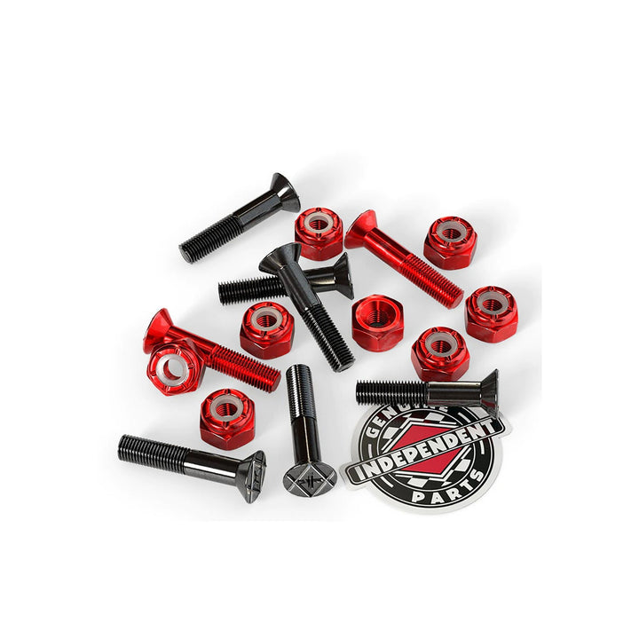 Independent Mounting Kits Kreuz 1'' black/red – Skateboard Teile, Ansicht 2