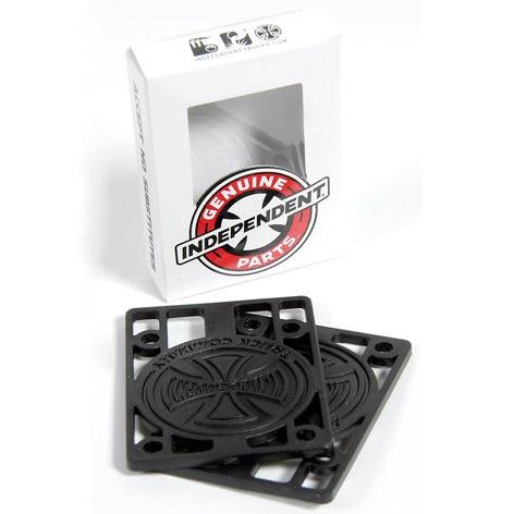 Independent Riserpads 1/8" black – Skateboard Teile, Ansicht 1