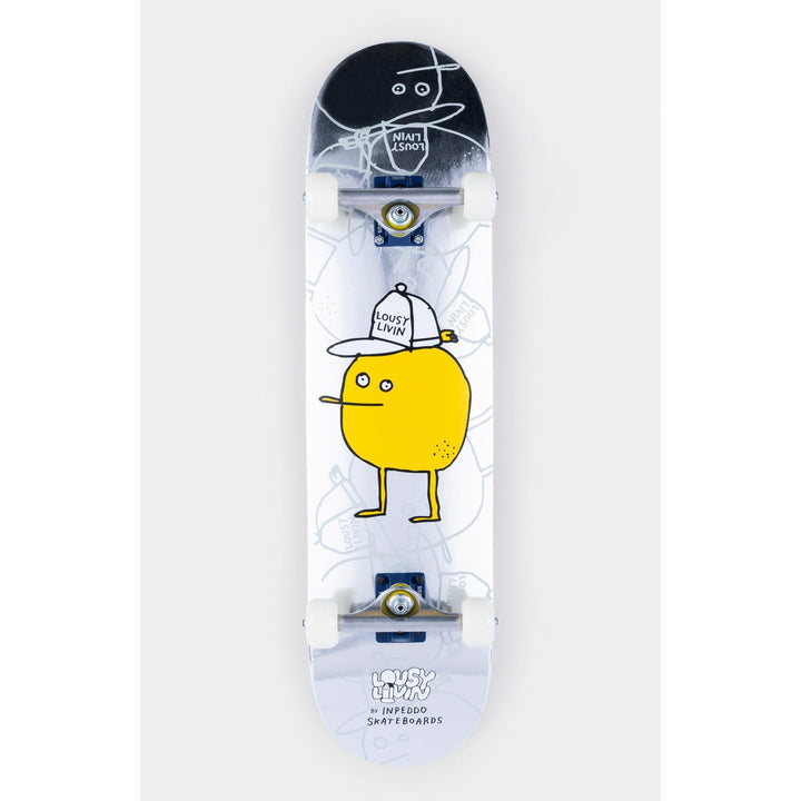 Inpeddo Skateboard Prem Complete Silver Lemon – Komplett Skateboards, Ansicht 1