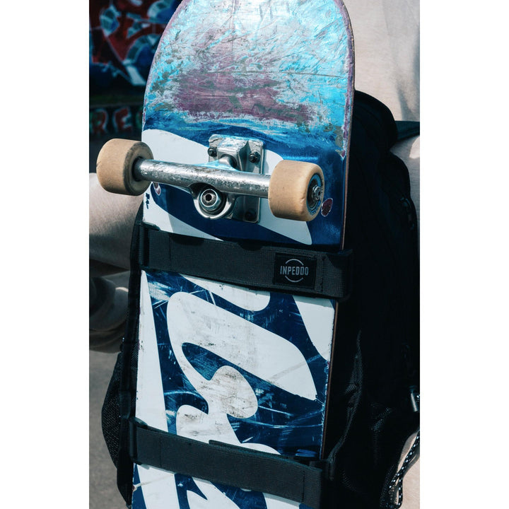 Inpeddo Skateboard Rucksack schwarz – Rucksäcke & Taschen, Ansicht 2
