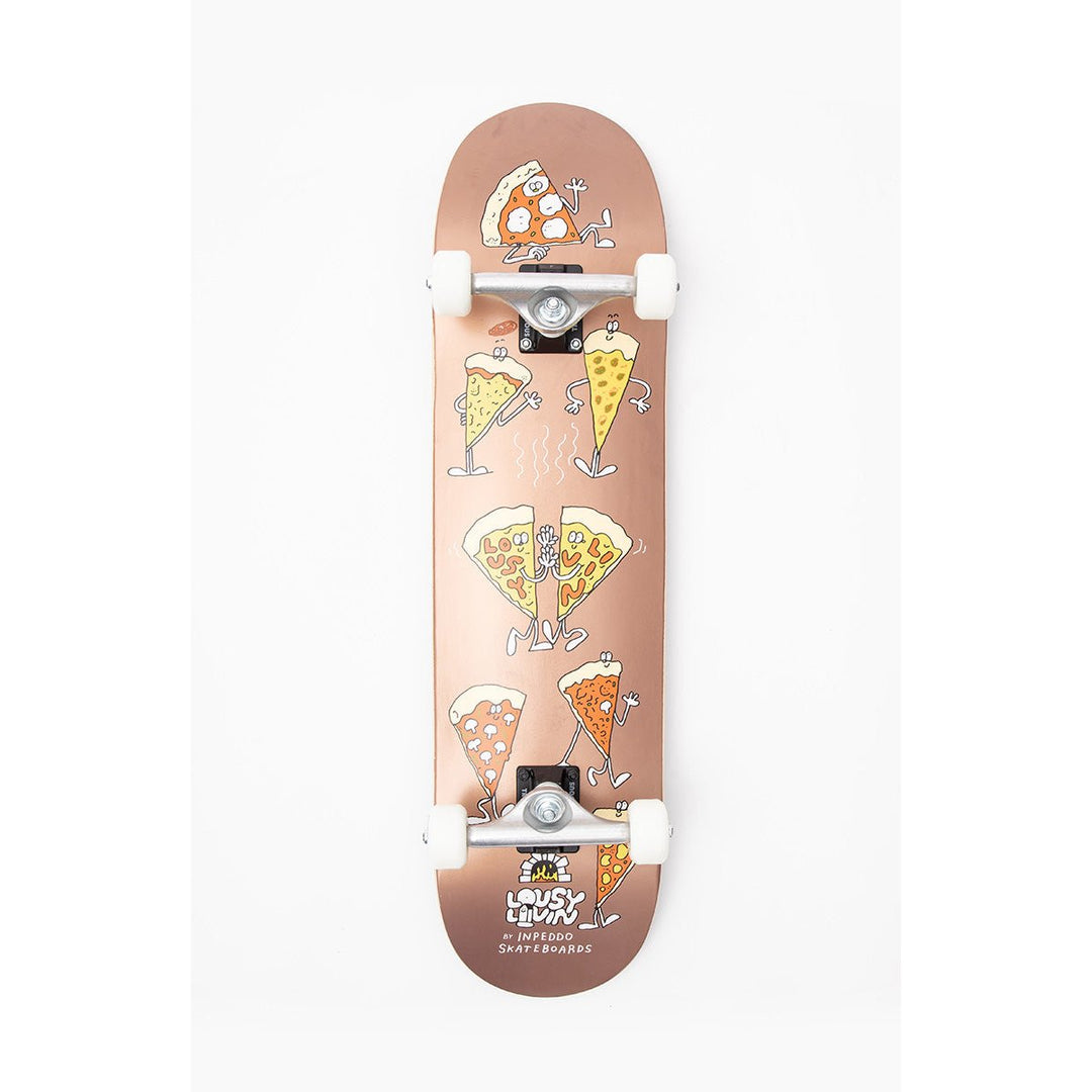 Inpeddo X Lousy Livin Skateboard Complete Pizza – Komplett Skateboards, Ansicht 1