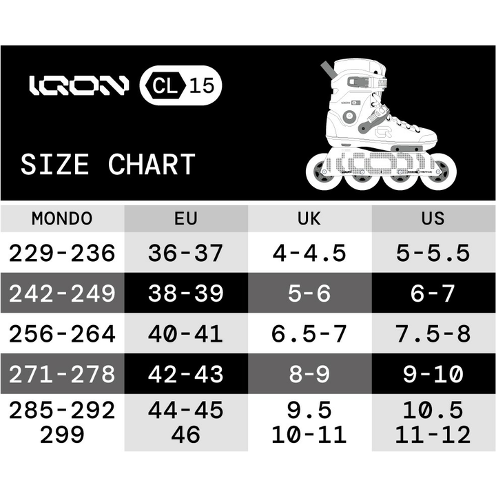 IQON Skate CL 15 Black – Inline Skates, Ansicht 9