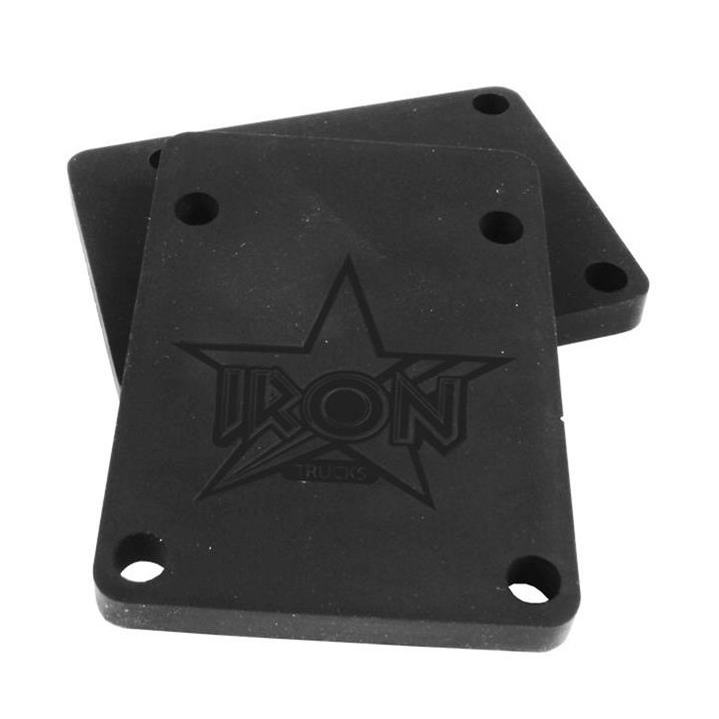Iron Riser Pad Black 6mm – Skateboard Teile, Ansicht 1